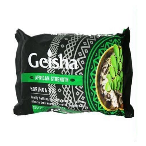 GEISHA AFRICAN STRENGTH MORINGA SOAP 180G