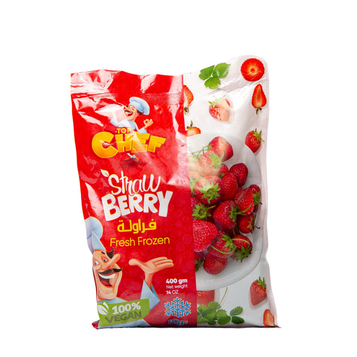 TOP CHEF FRESH FROZEN STRAWBERRY 400G