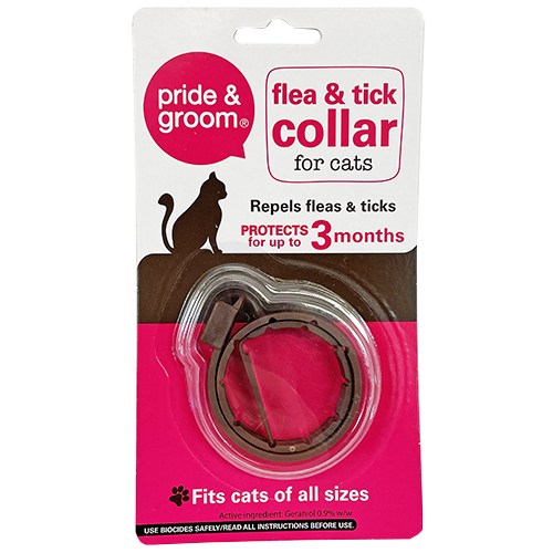 PRIDE & GROOM FLEA & TICK COLLAR FOR CATS