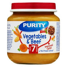 PURITY VEGETABLES & BEEF CUSTARD 125ML