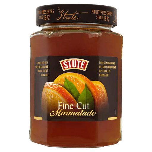 STUTE FINE CUT ORANGE MARMALADE 340G