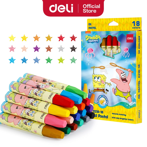 DELI COLOR CRAYONS EC218-18