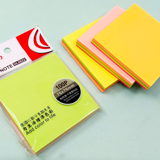 DL OFFICE STICKY NOTE 76X76MM
