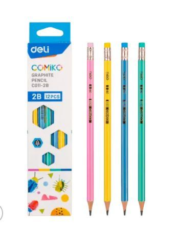 DELI COMIKO GRAPHITE PENCIL C011-2B/HB