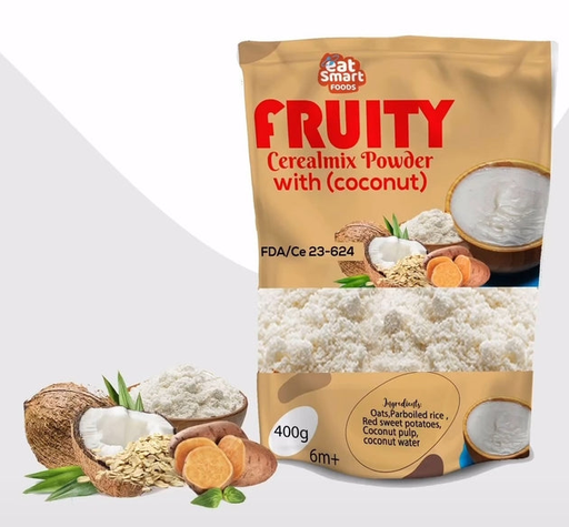 EAT SMART FRUITY CEREALMIX POWDER (COCONUT) 400G