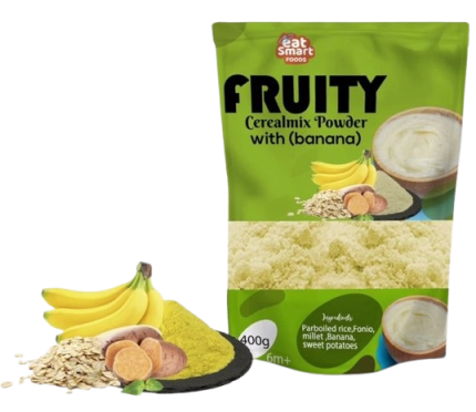 EAT SMART FRUITY CEREALMIX POWDER (BANANA) 400G