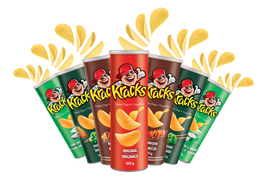 KRACKS POTATO CHIPS 160G