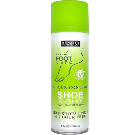 BEAUTY FORMULAS ODOUR CONTROL SHOE SPRAY 150ML