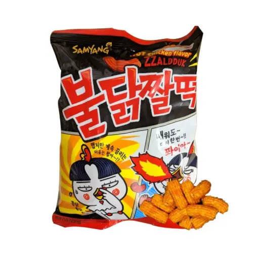 SAMYANG HOT CHICKEN ZZALDDUK CHIPS 120G