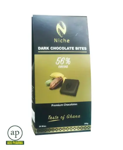 NICHE DARK CHOCOLATE BITES 56% 300G