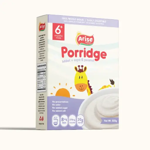 ARISE FOODS PORRIDGE MILLET & SOYA 500G