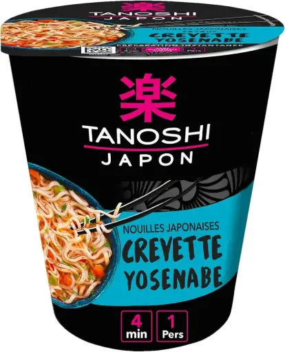 TANOSHI YOSENABE SHRIMP NOODLES 65G 
