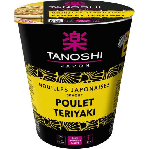 TANOSHI TERIYAKI CHICKEN NOODLES 65G 