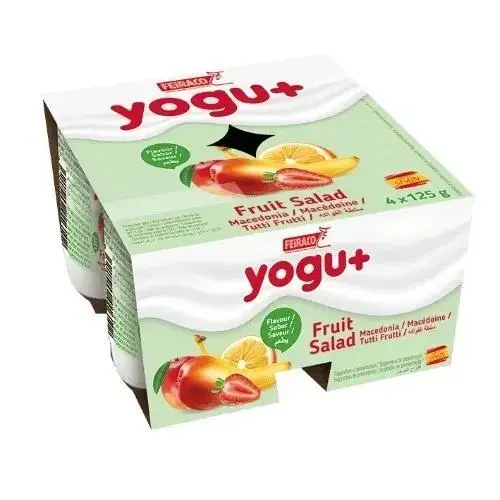 YOGU+ YOGHURT FRUIT SALAD 125G