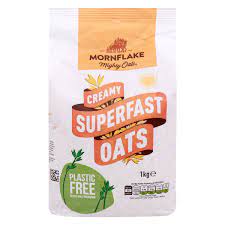 MORNFLAKE SUPER FAST OATS PLASTIC FREE 500G