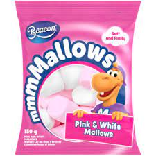 MASHMALLOWS PINK & WHITE 150G