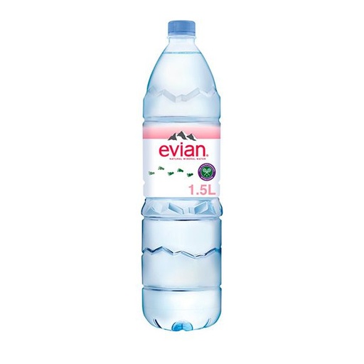EVIAN NATURAL MINERAL WATER 1.5L