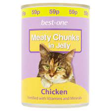 BEST-ONE CAT FOOD CHICKEN JELLY 400G