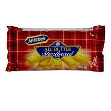 MCVITIES ALL BUTTER SHORT BREAD 100G