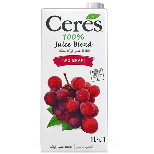 CERES RED GRAPE JUICE 1LT