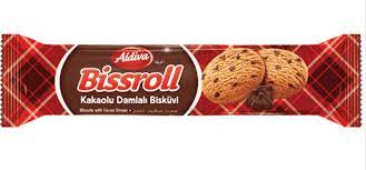 BISSROLL BISCUIT WITH COCOA DROPS 62G