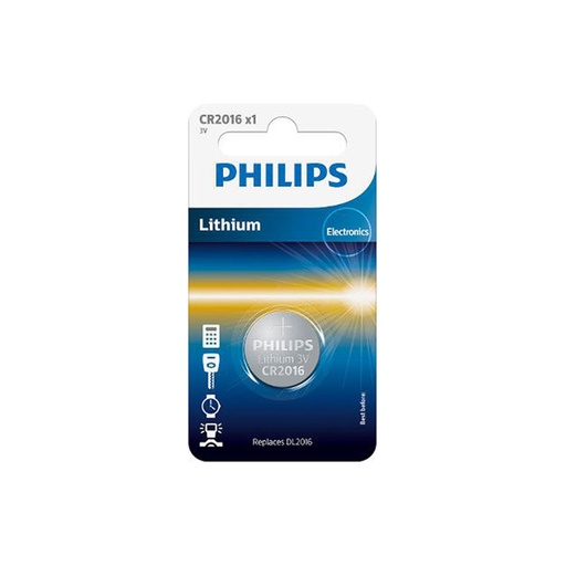 PHILIPS LITHIUM BATTERY CR2016 0IB