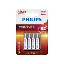 PHILIPS ULTRA ALKALINE LIFE LR03E4B MICRO/AAAX4