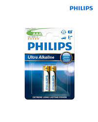 PHILIPS ULTRA ALKALINE BATTERY LR03 MICRO AAAX2