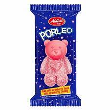 PORLEO BEAR CAKE-STRAWBERRY 50G