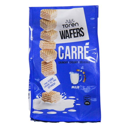 TOREN WAFERS CARRE MILK 125G