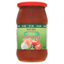 BEST-ONE PASTA SAUCE ONION & GARLIC 420G