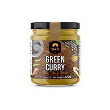 DESIAM GREEN CURRY PASTE HOT JAR 200G