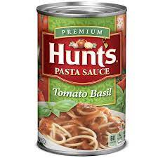 HUNT'S PASTA SAUCE TOMATO BASIL 24 OZ 680G