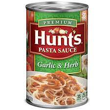 HUNT'S SAUCE GARLIC & HERB PASTA 24 0Z 680G