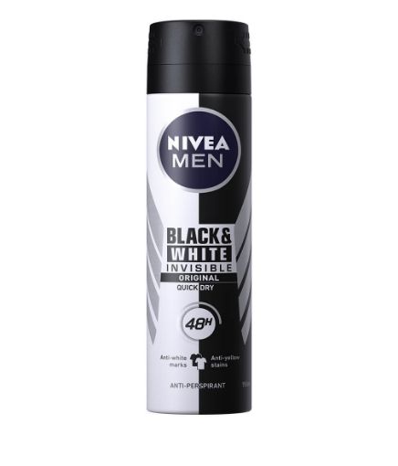 NIVEA DEO SPRAY BLACK&WHITE 150ML
