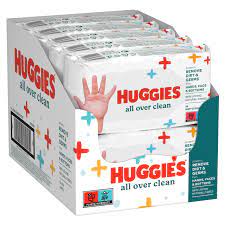 HUGGIES ALL OVER CLEAN WIPES 50