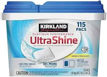 KIRKLAND ULTRASHINE DISHWASHER DETERGENT 1.61KG