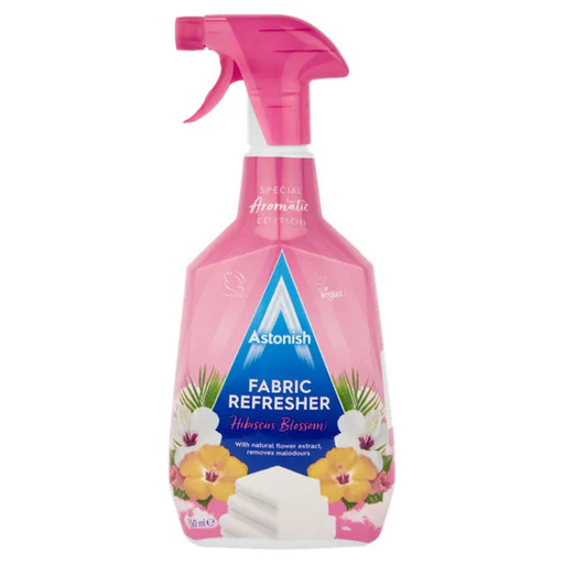 ASTONISH FABRIC REFRESHNER HIBISCUS BLOSSOM 750ML