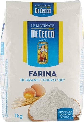 DE CECCO FLOUR FARINA DI GRANO TENERO 1KG