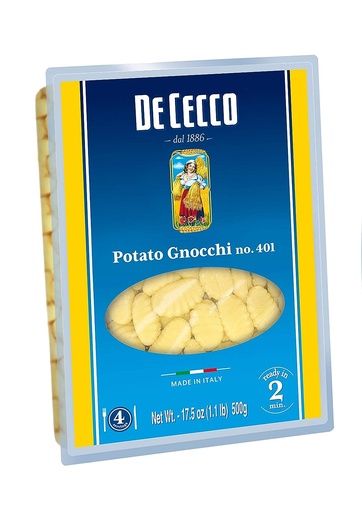 DE CECCO GNOCCHI POTATO PASTA 500G