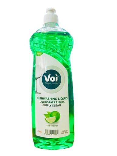 VOI DISHWASHING LIME SCENTED 750ML