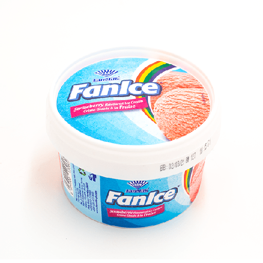 FANICE CUP STRAWBERRY 250ML