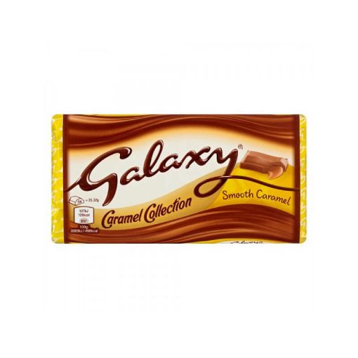 GALAXY SMOOTH CARAMEL CHOCOLATE BAR 135G