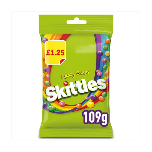 SKITTLES CRAZY SOURS 109G